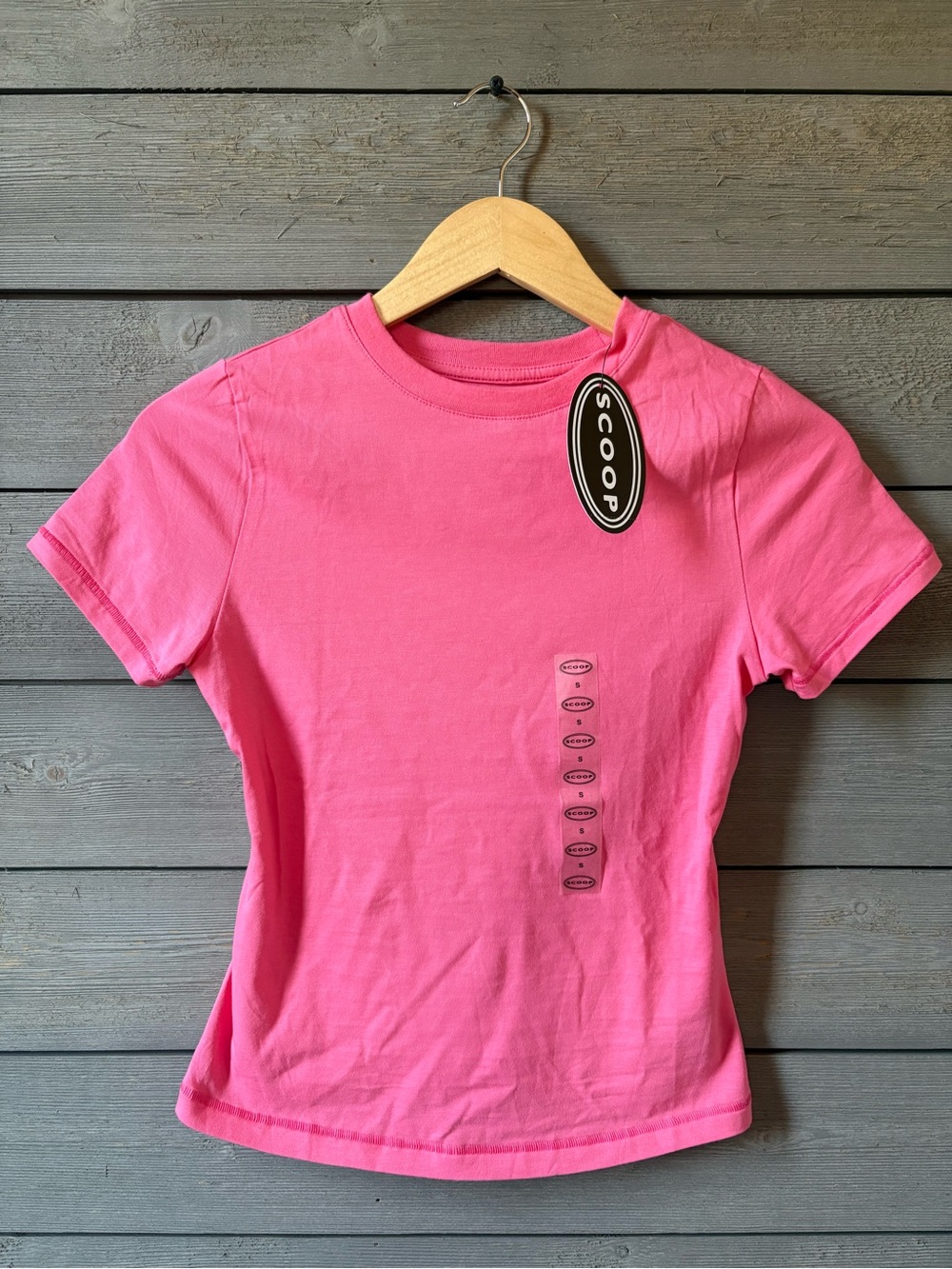 NWT Scoop Crewneck Baby Tee